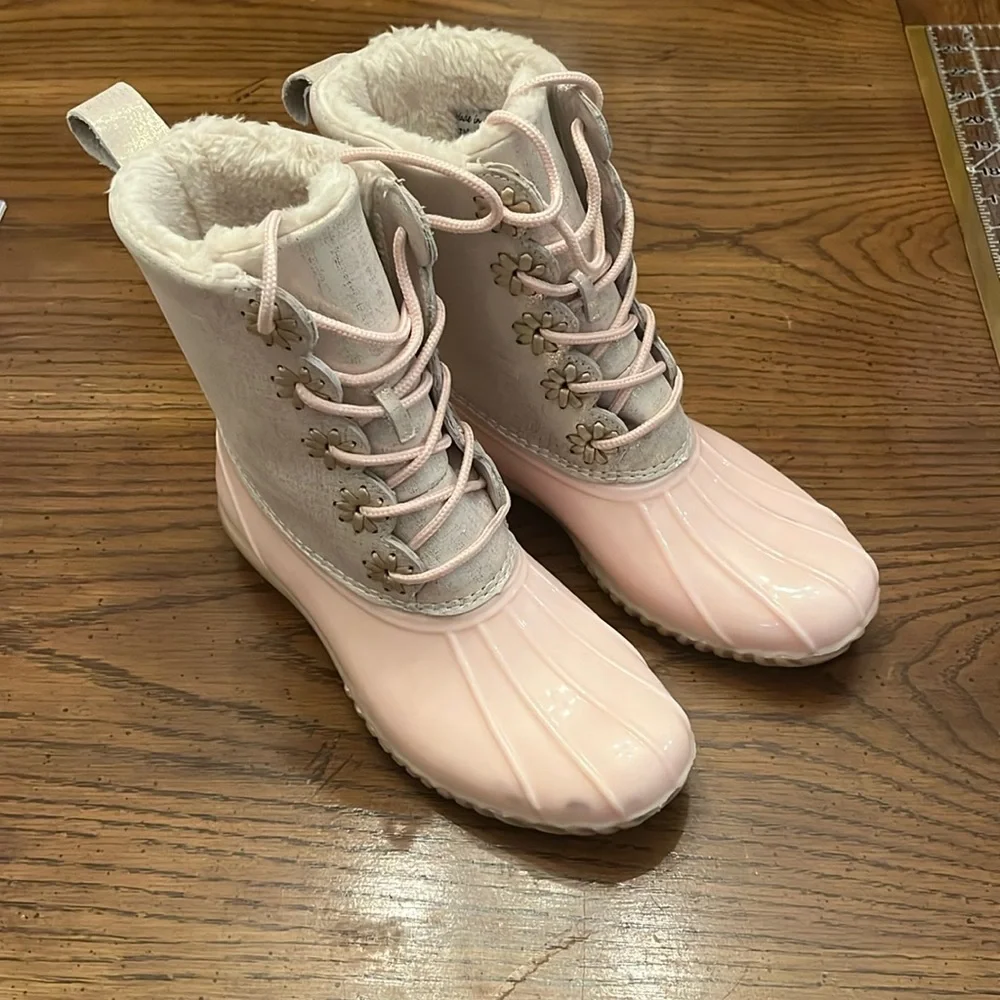 Pink Jack Rogers‎ boots, size 7